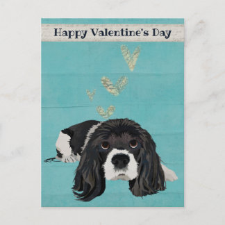 Festividades Cartão postal do DIA DE OS NAMORADOS SPANIEL