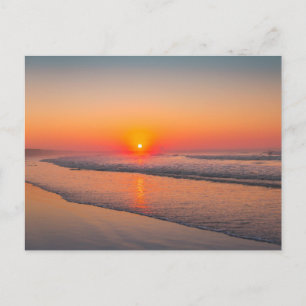 Festividades Cartão postal do pôr do sol na ilha de praia vinta