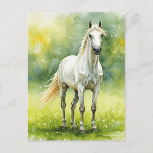 Festividades Cartão postal elegante de aquarela do Prado do Cav