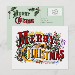 Festividades Cartão postal Feliz de Natal