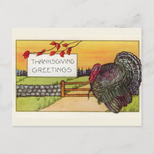 Festividades Cartão postal "Feliz Dia de Ação de Graças"