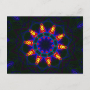 Festividades Cartão postal Mandala - Mensagem de Feliz ano novo