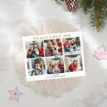 Cartão postal Natal 2022 para a Colagem de Fotos