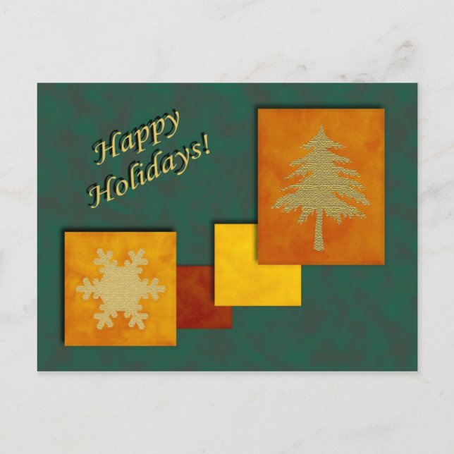 Festividades Cartão postal personalizável para os acentos de Na (Frente)