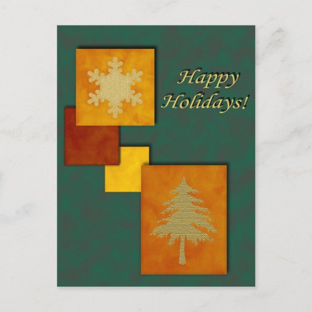 Festividades Cartão postal personalizável para os acentos de Na (Frente)