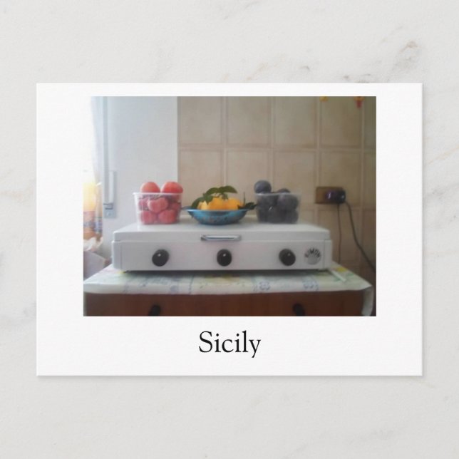 Festividades Cartão postal Sicília - Fruta de Verão (Frente)