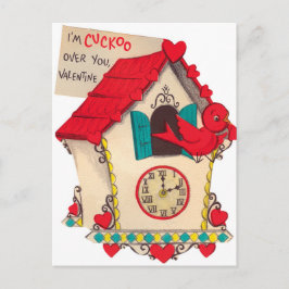 Festividades Cartão postal Vintage de aves do Namorados Retro