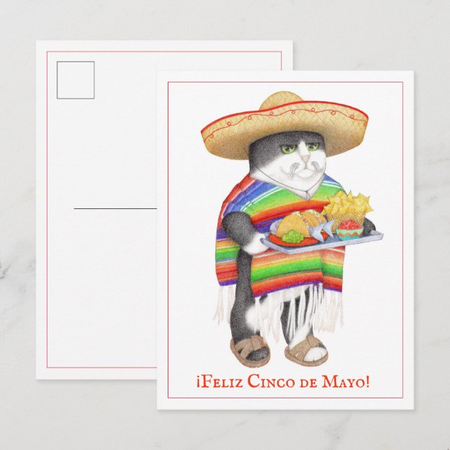 Festividades Cartão postal WENDELITO Cinco de Mayo (Frente/Verso)