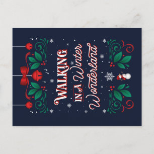 Festividades Cartão postal Wonderland de inverno