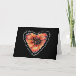 Festividades Cartão Romance de Namorados Cardíaco Escarlate