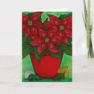 Festividades Cartão Saudável "Tempo de Poinsettia"