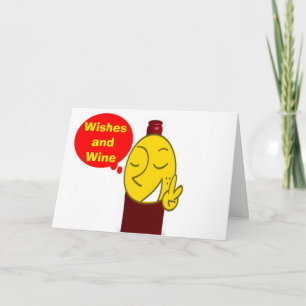 FESTIVIDADES CARTÃO SECULAR VINHO E NATAL DE DESEJO ADULTO