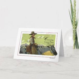 Festividades Cartão Semana de Poesia do Cowboy