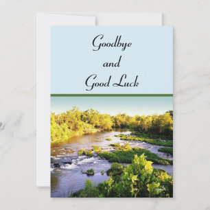 Festividades Cartão Simples de Adeus e Boa Sorte