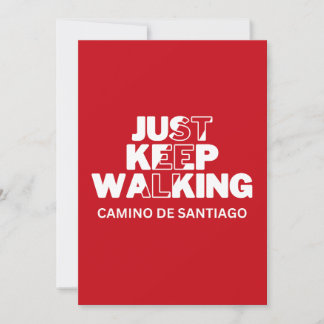 Festividades Cartão Vermelho Camino de Santiago "Apenas Continu
