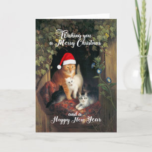Festividades Cartão Vintage de Natal para personalizar-H.Ronner