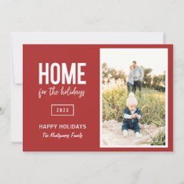 Festividades Casa Moderna Para O Cartão De Férias De Férias De 