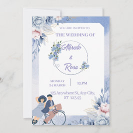 Festividades Casamento de Cartão de Férias Plano