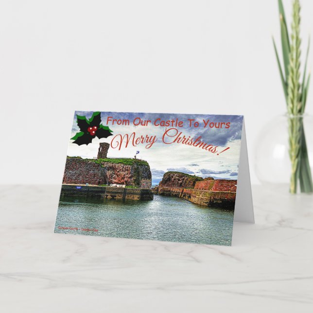 Festividades Castelo Dunbar - Cartão de Natal Clan Dunbar (Frente)