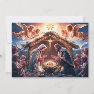 Festividades Cena Natividade Bebê Jesus Cartão de Natal #2