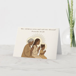 Festividades Chame-a de Abençoada Cartão do Dia das Mães