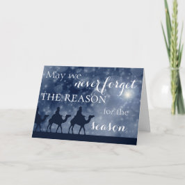 Festividades Christian A Razão do Cartão de Natal da Época