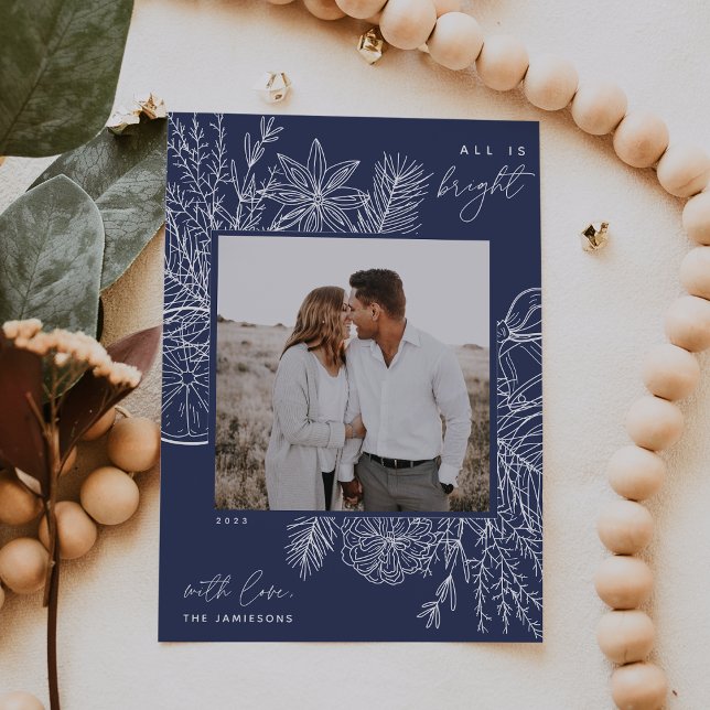 Festividades Citros e especiarias | Cartão de Feriado de Foto B (Criador carregado)