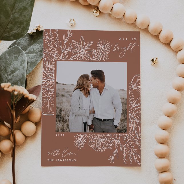 Festividades Citros e especiarias | Cartão de Feriado de Foto B (Criador carregado)