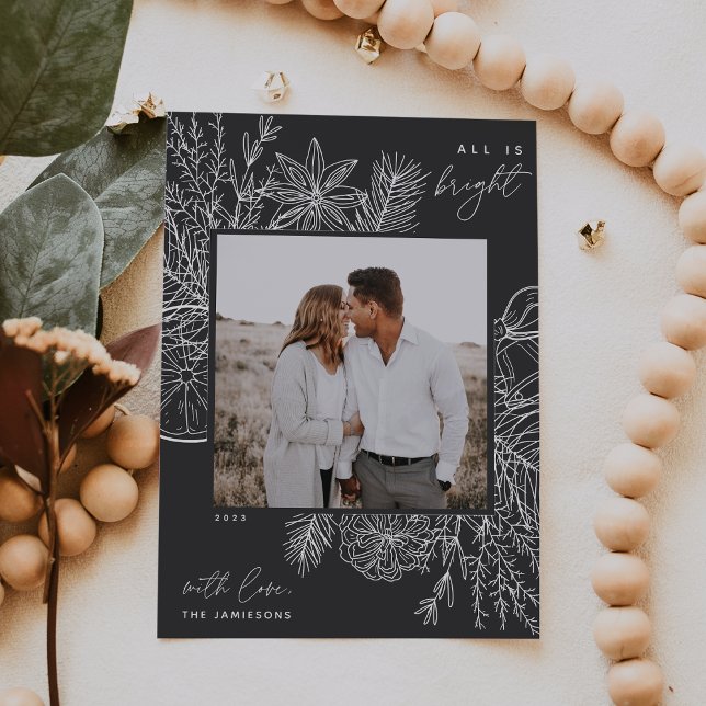 Festividades Citros e especiarias | Cartão de Feriado de Foto B (Criador carregado)