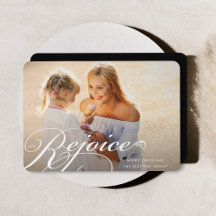 Classico Flourish | Cartão de Foto de Férias