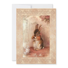 Coelhinho de Páscoa - Cartão de Saudação