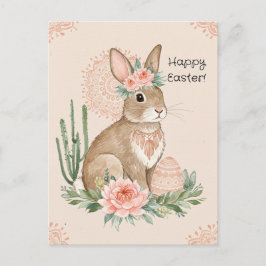 Festividades Coelho de Páscoa Cristão – Cartão Postal