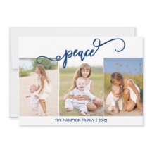 Colagem de Fotos de Férias da Paz Cartão de Férias