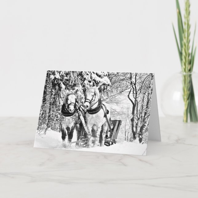 Festividades Coloração de adultos: Cartão de Natal Feliz (Frente)