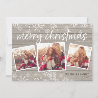 Festividades Cozy Collage | Cartão com fotos de Férias