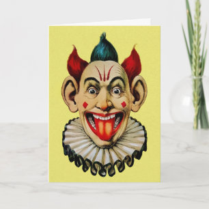 Festividades Creepy Vintage - Cartão de Aniversário do Palha