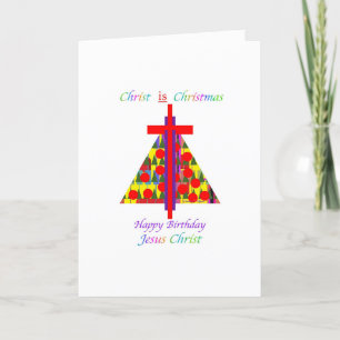FESTIVIDADES CRISTO É CARTÃO DE NATAL