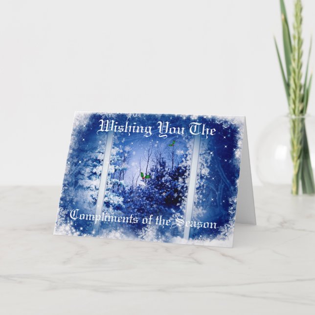 FESTIVIDADES CUMPRIMENTOS DO CARTÃO DE NATAL DA SEASON (Frente)