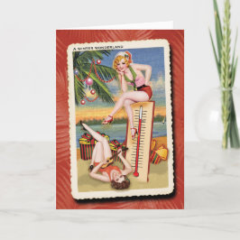 Festividades Curvores Quentes - Cartão de Natal Retroativo
