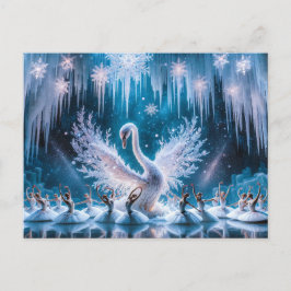 Festividades Dança de Swan de Cartão Postal Feriado