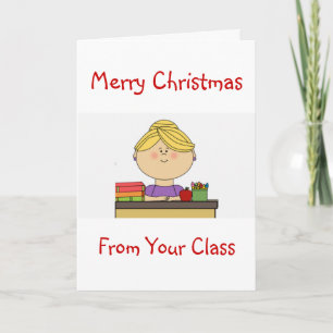 FESTIVIDADES DE "SUA CLASSE" NO CARTÃO DE FERIADO "NATAL"