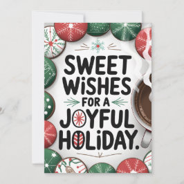 Festividades Desejos Doce - Cartão de Natal