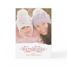 Desejos Quentes | Cartão de Boas Festas com Foto