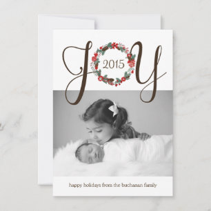 Festividades Design de cartão com fotos elegante e elegante da