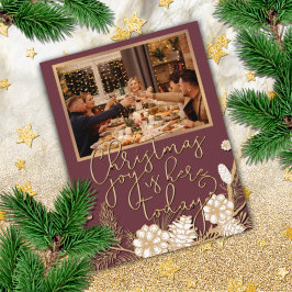 Festividades Design de Cartão de Saudação de Feriado Elegante