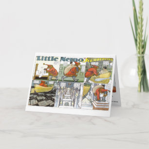 Festividades Design do Cartão de Natal Vintage Winsor McCay