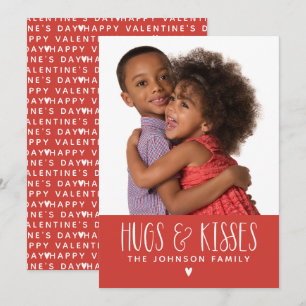Festividades dia de os namorados Hugs Kisses Cartão de Férias