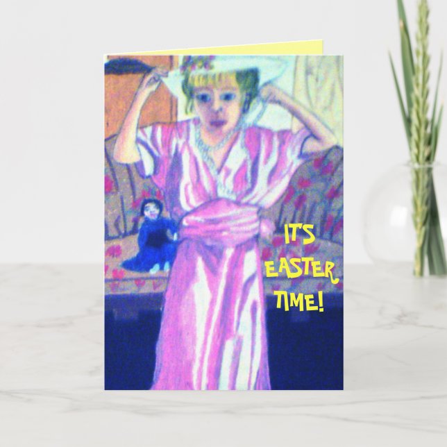 Festividades É ÉPOCA DE PÁSCOA cartão (Frente)