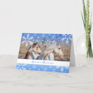 Festividades Égua e Potro Choctaw - Cartão de Férias 5x7