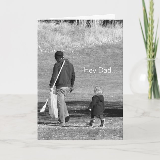 Festividades Ei, Pai... Cartão de Natal (Frente)